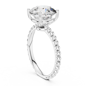 Eternity Band 925 Sterling Silver Moissanite <b>Diamond</b> <b>Ring</b> Wholesale Jewelry Factory Manufacturer - Product Image 3