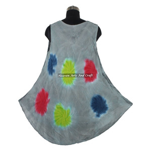 Nuevo Vestido de Rayón Tie Dye para el Verano 2026, Estilo Bohemio y Sexy para Mujer, Ideal para Fiestas Nocturnas, Vestido Boho Gypsy Barato - Product Image 3