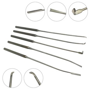 Stainless Steel Micro Knives <b>Saw</b> Knives Shovel Micro Skin Retractor Elevators Hook <b>Plastic</b> Surgical Instruments Class I Manual - Product Image 2