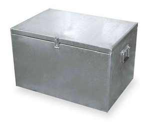 Caja de Almacenamiento de Metal Galvanizado con Revestimiento Blanco para Ropa y Joyas, Caja de Almacenamiento Ligera y Resistente para Uso Doméstico con Cerradura - Product Image 5
