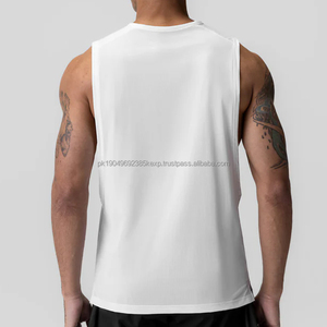 Débardeurs de sport pour hommes Ice Skin Muscle Tank Tops Performance Training Gym Sans manches Toute saison Maille en nylon Athlète Tank - Product Image 2