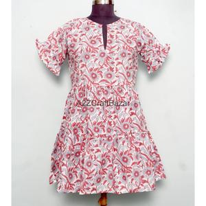 Best Selling Handmade Women's Summer Knee-Length Cotton Long Sleeve Button Loose Fitted Casual <b>Dress</b> for Holiday Resort Outfit - Product Image 1