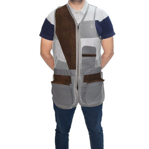 Chaleco de tiro transpirable de malla completa con múltiples bolsillos para caza al aire libre y tiro al tiro al lomo, con ajuste adaptable - Product Image 3