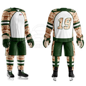 <b>Ice</b> Hockey Uniform Polyester Sports Wear Team Jersey <b>Ice</b> Hockey Uniform Top Quality <b>Ice</b> Hockey Uniform - Product Image 2