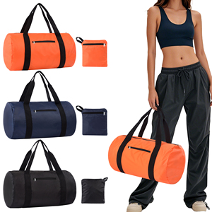 Bolsa de Lona Plegable Personalizada al por Mayor con Logotipo y Texto, Bolsa Deportiva Plegable Resistente para Gimnasio, Viajes Diarios - Product Image 4