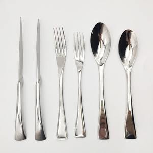 Ensemble de couverts en acier inoxydable à combinaison libre (couteau, fourchette, cuillère) pour dîner, restaurant, mariage, fête - Product Image 5