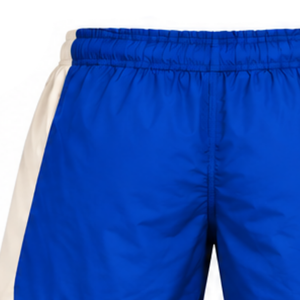 Shorts de sport bleu roi neutre à panneaux, légers, taille élastique, pour la course, l'entraînement, la gym, tenue d'équipe athlétique, performance personnalisée - Product Image 6