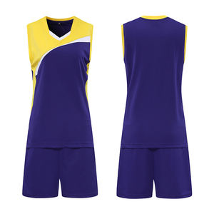 Uniformes de volley-ball personnalisés sans manches, service OEM, directement de l'usine, vêtements de sport d'équipe, 100% polyester, évacuation de l'humidité, séchage rapide - Product Image 2