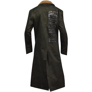 Trench Coat de Cuero Genuino para Hombre Trex Exports, Forro de Piel Sintética, Cortavientos, Estilo Urbano, Cuello Alto, Cierre de un Botón - Product Image 2