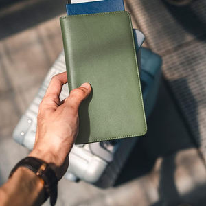 Cartera Larga Multifuncional de Cuero PU con Bolsillo para Monedas para Hombre - Porta Documentos de Viaje, Tarjetas de Crédito y Pasaporte, con Logotipo Personalizado - Product Image 5