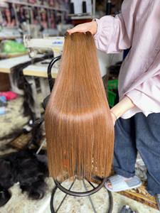 Paquetes de Cabello Humano al por Mayor, Extensiones de Cabello Humano Virgen Vietnamita, 100 Gramos, Cabello Rizado y Ondulado Personalizado - Product Image 3