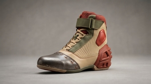 Motorbike Short Boots <b>Men</b> Durable Leather Motorcycle Riding <b>Shoes</b> <b>Waterproof</b> Anti Slip Protective Outdoor Casual Boots - Product Image 1