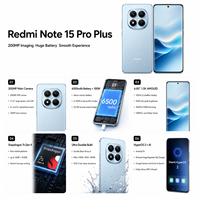 Smartphone REDMI Note 15 Pro Plus Version Globale 5G, Appareil Photo 200MP OIS, Écran AMOLED 6,83 Pouces, Snapdragon 7s Gen 4, Batterie 6500mAh, Charge Rapide 100W