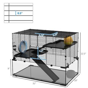 Gabbia di Lusso in Acciaio Inossidabile per Animali Domestici con Motivo Personalizzato per Razze Piccole, Medie e Grandi per Allevamento e Alloggio Interno - Product Image 2