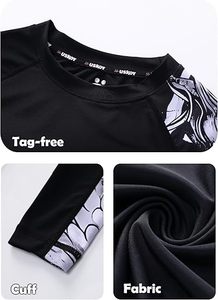 High Quality Men's <b>Compression</b> Rashguard Long Sleeve MMA BJJ Training <b>Shirt</b> Quick Dry Breathable Gym Wear - Product Image 3