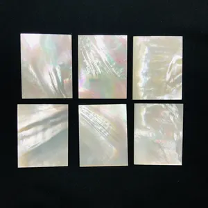 เปลือกหอยธรรมชาติทรงสี่เหลี่ยมขนาด 20 มม. แผ่นเปลือกมุกทรงสี่เหลี่ยมสำหรับงานฝีมือ ขัดเงา สไตล์โบราณ ลายเทวดา - Product Image 2