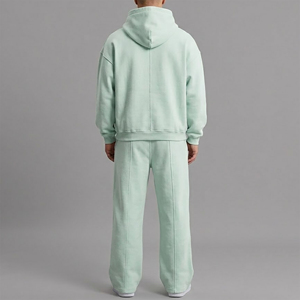 Ensemble de survêtement pour homme, vêtements de sport athlétiques, veste décontractée, pantalon, entraînement en salle de sport, course à pied, jogging, fitness, exercice en plein air - Product Image 5