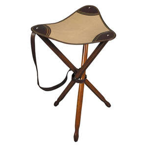 Silla Plegable Portátil de Cuero de Alta Calidad para Caza, con Marco de Acero Inoxidable, para Caminar, Hacer Senderismo, Pescar y Actividades al Aire Libre - Product Image 1