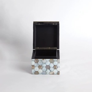 Boîte à bijoux en bois avec incrustations de nacre, différentes tailles, qualité exclusive, boîte de rangement pour cosmétiques et bijoux, pour rangement et décoration - Product Image 4