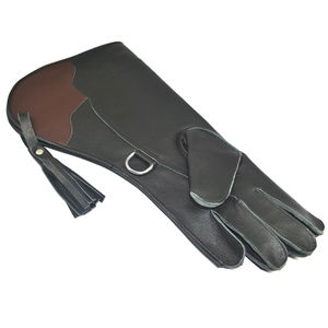 Guantes de Cuero Originales de Alta Calidad con Diseño Único para Cetrería Profesional, Aceptamos OEM, Personalizados - Product Image 3