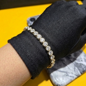 Pulsera de Diamantes de Lujo de 13.17 CT, Oro Sólido de 14K, Certificación IGI, 6.5 Pulgadas, Joyería Fina, Regalo de Alta Calidad, Unisex - Product Image 4