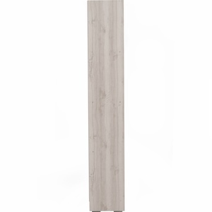 Gray Wood Grain <b>Bookcase</b> Storage Cabinet <b>Open</b> Shelf Organizer for Home Office Library - Product Image 4