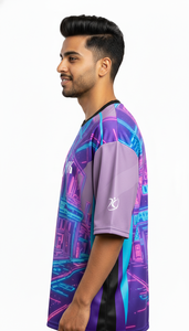 Camiseta Urbana Informal Extra Grande para Hombre, Sublimada, Estilo Urbano - Product Image 3