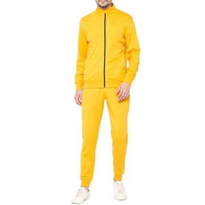 Nuevo diseño de ropa de invierno, conjunto de 2 piezas, chándal personalizado para hombre, material de algodón ligero. - Product Image 1