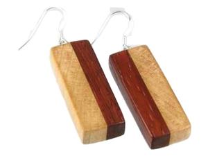 Boucles d'oreilles pour dames en bois légères et écologiques personnalisées Offre Spéciale Bijoux de mode à la mode uniques pour le type de fil d'oreille d'anniversaire - Product Image 2