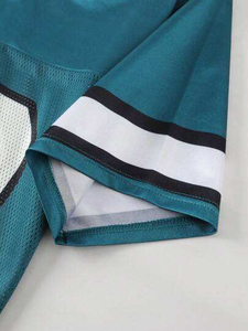 Maillot de football américain classique rétro en polyester 100 % à séchage rapide, imprimé par transfert thermique, personnalisable, grande taille, vente en gros - Product Image 2