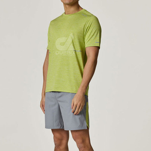 Conjunto Deportivo Unisex Ligero y Transpirable, Camiseta y Pantalones Cortos, Elástico en Cuatro Direcciones, Protección UV, para Correr en Verano, Personalizable con Logotipo Frontal OEM - Product Image 1