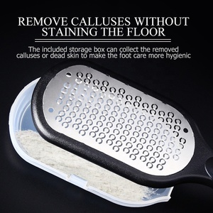 Removedor de <span class=keywords><strong>Callos</strong></span> Profesional de Acero Inoxidable, Removedor de Piel Muerta, Raspador, Herramientas de Pedicura, Lima <span class=keywords><strong>para</strong></span> Pies - Product Image 5