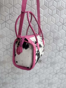 Nuevo Bolso de Mano Speedy de Cuero Genuino, de Diseño de Lujo, con Pelo de Vaca, Estilo Bohemio Gitano, Bandolera, Hecho a Mano, Elegante, para Uso Diario - Product Image 4