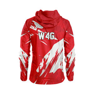 Chaqueta cortavientos impermeable con capucha, de nailon transpirable de secado rápido, estilo casual personalizado para primavera, para hombre. - Product Image 2