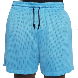 Pantalones cortos de malla para hombre, Shorts de Color sólido, talla personalizada - Product Image 1
