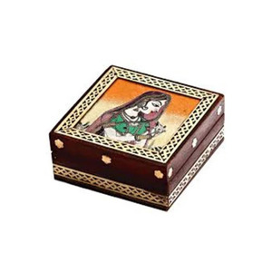 Rajasthani Handmade Wooden Jewelry <b>Box</b> Storage Case Traditional Indian <b>Trinket</b> Organizer Gift <b>Box</b> for Weddings & Birthdays - Product Image 1