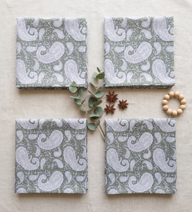 Servilletas de Tela Rectangulares de Algodón 100% Suave, Estampadas a Mano, Estilo Tradicional, Decoración del Hogar, Ligeras - Product Image 5