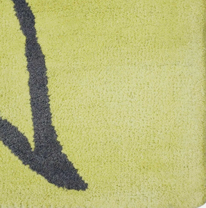 Tapis en laine tufté à la main vert et noir, de haute qualité, motif moderne, fait main, écologique, pour salon, chambre d'enfants, hôtels, bureau - Product Image 4