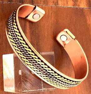 AUREVIA CRAFTS Ecofriendly Copper Alloy Cuff <b>Bracelet</b> Antique Copper Plated Classic Design Trendy Unisex Jewelry Customized - Product Image 4