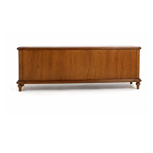Modern Solid Teak Wood Rattan Cane TV <b>Sideboard</b> Cabinet Living Room <b>Storage</b> Console Media <b>Sideboard</b> Furniture - Product Image 2