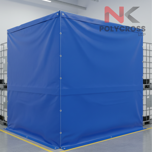 Acid and Alkali Resistant Chemical Storage Cover Sheet Reinforced LDPE Tarpaulin for Industrial Chemical Storage Protection Use - Product Image 1