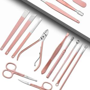 Juego de Manicura y Pedicura Profesional de Acero Inoxidable de 7/18 Piezas con Cortaúñas y Recortador de Uñas Encarnadas para Uso en Dedos de Manos y Pies - Product Image 4