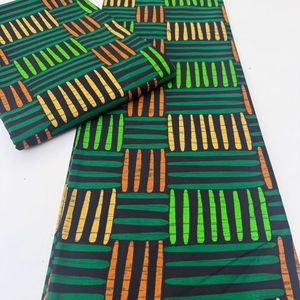 Tissu africain imprimé à la cire et Ankara 100 % coton, style Sénégal, pour l'industrie du vêtement et de la mode - Product Image 1