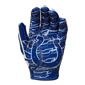 Gants de football américain super adhérents pour receveur, haute adhérence, doigts complets, sangle de poignet réglable, écologiques, vente en gros - Product Image 3