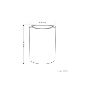 Tavolino Laterale Corbin in Metallo Martellato Oro Antico, Elegante Comodino dal Design Raffinato - Product Image 5