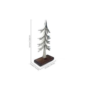 Figura Decorativa de Árbol de Aluminio Premium para Decoración del Hogar, Elegante Adorno para Sala de Estar, Regalo Decorativo para Mesa - Product Image 2