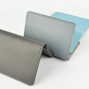 Handmade Navy Leather Card <b>Holder</b> / Slim Credit Travel Card <b>Wallet</b> /Chroma Made by RIMZA INDUSTRIES - Product Image 4