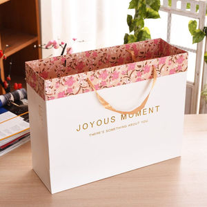 Custom Printed Kraft Paper Shopping <b>Bags</b> with Lamination for Retail Packaging Luxury Eco-Friendly Kraft Paper Gift Shopping <b>Bags</b> - Product Image 6