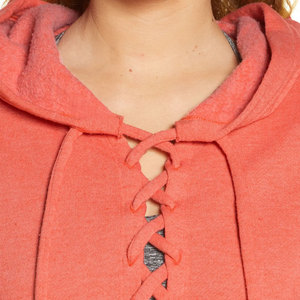 Conception de couleur unie avec cordons de serrage / Conception à manches longues à prix abordable et avec capuche, logo personnalisable et poche kangourou - Product Image 6