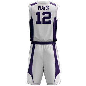 Conjunto de Uniforme de Baloncesto Sublimado Personalizado, Unisex para Adultos, Transpirable, con Degradado Morado y Rosa, Camiseta sin Mangas y Pantalones Cortos - Product Image 6